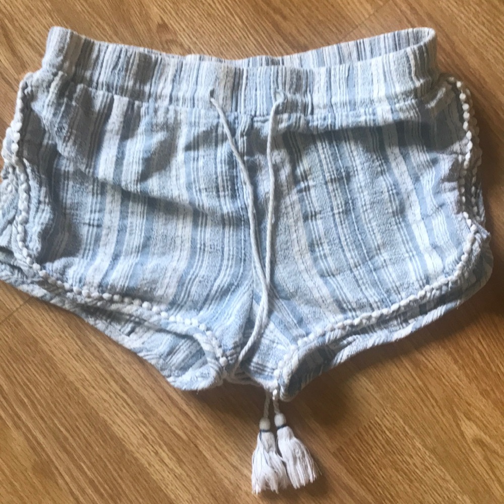 Striped soft shorts